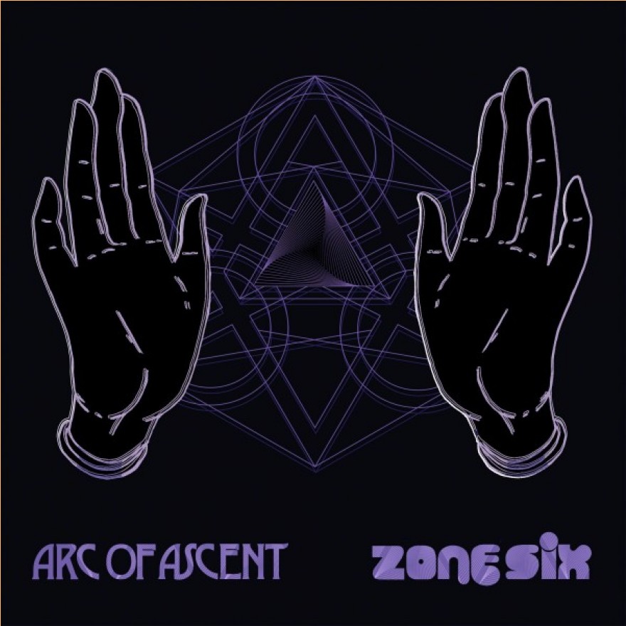 ARC OF ASCENT / ZONE SIX - split LP schwarz