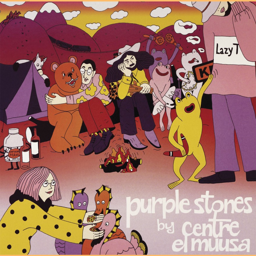 CENTRE EL MUUSA - purple stones LP +dl