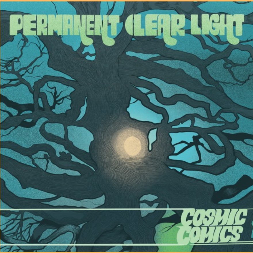 PERMANENT CLEAR LIGHT - cosmic comics LP minzgrün